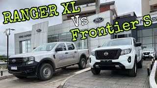 Ford Ranger XL vs Nissan Frontier S Las mejores chatas del mercado [upl. by Agler]