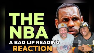 The NBA  Bad Lip Reading REACTION [upl. by Okram389]