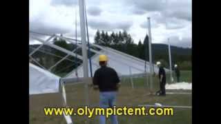 Assembly and disassembly of the Olympic Tent System  Part 1 [upl. by Ydak]