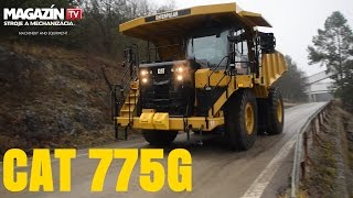 New OffHighway Truck CAT 775GTier 4 ceremony at Mokra quarry CZ 24112016 [upl. by Ayala299]