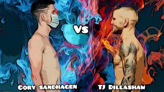 Cory Sandhagen VS TJ Dillashaw Full Fight ufc 4 simulation [upl. by Sairtemed]