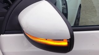 How to install VW Golf MK6 Plus GTI Passat Jetta Touran dynamic blinker side mirror indicator [upl. by Vinia]