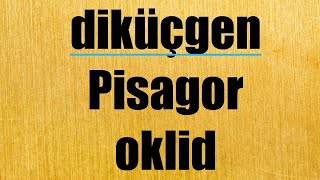 9sınıf diküçgen supara prf öklid pisagor [upl. by Christenson]