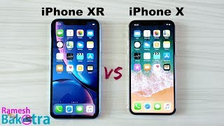 Apple iPhone XR vs iPhone X SpeedTest and Camera Comparison [upl. by Nitsug]