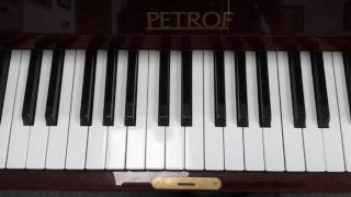 The E flat Major Scale  Piano  One Octave [upl. by Cherianne]