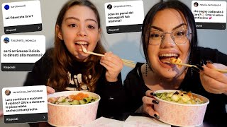 MUKBANG E DOMANDE SCOMODE A LARA   chiara paradisi [upl. by Yrol]