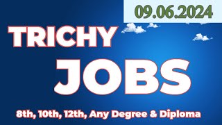 💥Trichy job vacancy 💫Trichy jobs 📍Today jobs in Trichy 💕Vacancy in Trichy saktheevlogs jobs2024 [upl. by Laenahtan]