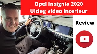 Opel Insignia 2020 review  Uitleg video interieur [upl. by Sabsay]