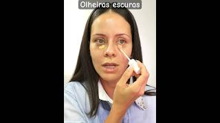 Olheiras escuras como disfarçar com maquiagem makeup [upl. by Deedee]