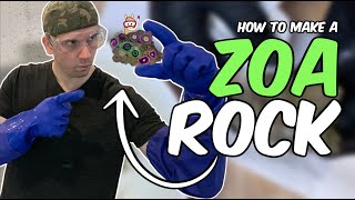 How to Make a Zoanthid Rock for Your Reef Tank Beginner Level [upl. by Doralyn]