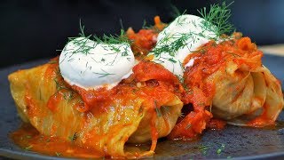 Gołąbki z mięsem mieszanym  Polish Stuffed Cabbage  Oddaszfartucha [upl. by Hester354]