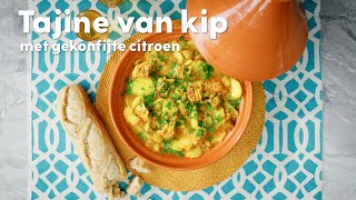 Tajine van kip met gekonfijte citroen  Recept  Allerhande [upl. by Eus]