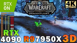 World Of Warcraft Dragonflight  RTX 4070 Ti  R7 5800X3D  Max Settings  Ray Tracing  1440p [upl. by Pepi]