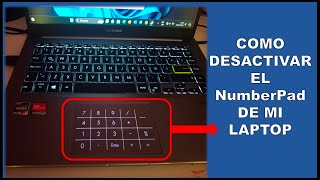 Como desactivar el NumberPad en mi laptop Asus [upl. by Attiuqal]