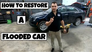 HOW TO RESTORE A FLOODED CAR [upl. by Lebanna]