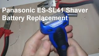 Panasonic ESSL41 Shaver Battery Replacement [upl. by Klarika538]