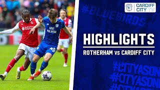 HIGHLIGHTS  ROTHERHAM vs CARDIFF CITY [upl. by Hodge235]