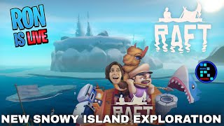 RAFT SURVIVAL 8  SNOW ISLAND EXPLORATION [upl. by Ariat]