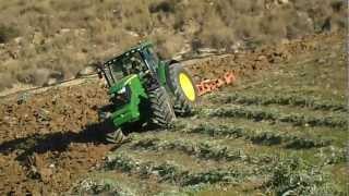 John Deere 6210R aratura Regalbuto [upl. by Claudia]