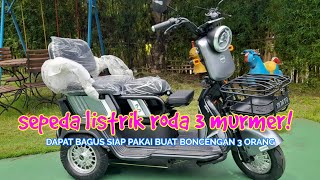 SEPEDA LISTRIK 2022 ‼️ VIRAL LAGI SEPEDA LISTRIK TERBARU REVIEW SEPEDA LISTRIK GODA GD140 [upl. by Aliehs599]