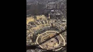 Makkah Clock Tower Aerial View makkah [upl. by Sonja]