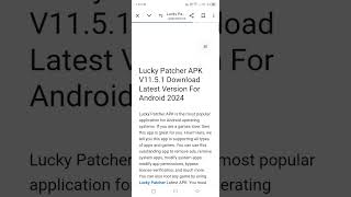 how to download lucky patcher [upl. by Notgnihsaw]