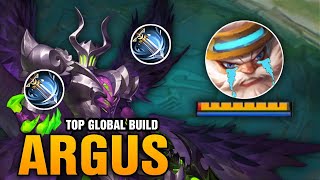 ARGUS IN EXP LANE 🤫 NEW DAMAGE HACK BRO  GOODYEAR AULUS   ARGUS BEST BUILD 2024 [upl. by Naujad]