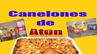 Canelones de atún recetas de cocina con Mila [upl. by Eldnar]