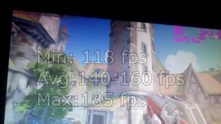 TEST FPS Overwatch RAM 1333Mhz vs 2133Mhz GTX1070 and HD7870 [upl. by Pigeon660]