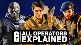 Rainbow Six Siege  All Operators Abilities Explained September 2024 [upl. by Yelrihs]