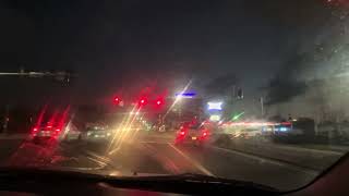 Night driving tour of entering Biloxi Mississippi [upl. by Franky257]