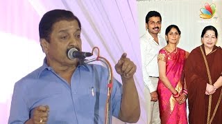 Jayalalitha adviced Karthi against love marriage  Sivakumar Speech  Nadigar Sangam Meeting [upl. by Eimak]