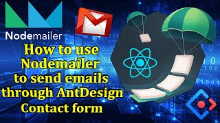 Nodemailer  How to send emails through AntDesign Contact form [upl. by Eldredge]