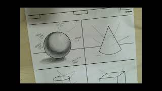 Applying the 5 Areas of light to a Sphere using Pencil Rendering [upl. by Ryder]