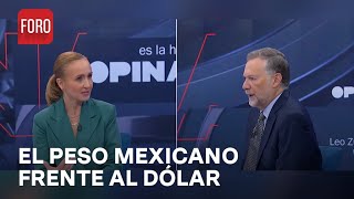 ¿Qué sucede y qué puede pasar con el peso mexicano frente al dólar  Es la Hora de Opinar [upl. by Ynnoj]