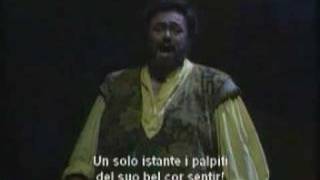 Luciano Pavarotti  Una Furtiva Lagrima [upl. by Ashbaugh428]