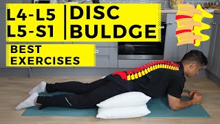 L4 L5  L5 S1 disc bulge best exercise rehabilitation for pain relief [upl. by Ahselef]