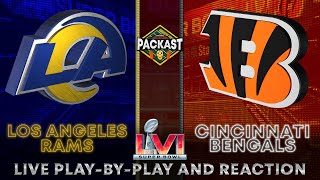 Super Bowl 56 Rams vs Bengals Live Play by Play amp Reaction [upl. by Weiss]