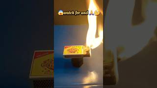 Machis ke dibbe mein fire experiment🔥🧨funny vlog 😱🤔travel shortsfeed  😱🙏 [upl. by Ahsital461]