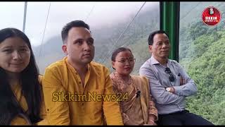 Bhaleydhunga Ropeway Opens for Passenger  New Milestone in Sikkims Tourism Industry [upl. by Htidirrem]