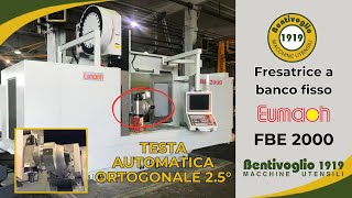 FRESATRICE a baco fisso EUMACH FBE 2000  Nuovo  BENTIVOGLIO 1919  Torbole Casaglia [upl. by Mechelle804]