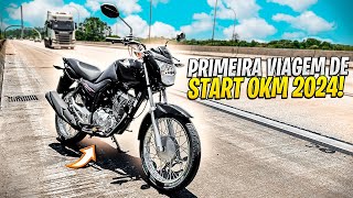 PRIMEIRA VIAGEM DE START 160 0KM MOTOR AGUENTOU [upl. by Ysnat]