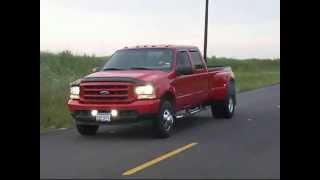 Ford F350 Dually Burnout [upl. by Lancey]