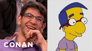 The CONAN Audiencey Awards Milhouse Van Houten Edition  CONAN on TBS [upl. by Amliw146]