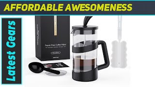 RAINBEAN Mini French Press Coffee Maker Experience the Best Cup of Coffee Anywhere [upl. by Jew]