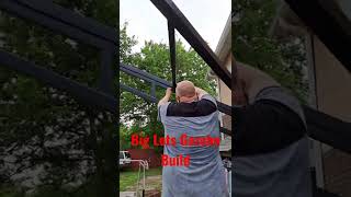 BIG LOTS gazebo build  Broyhill Biltmore  Thornwood  pt3 [upl. by Akcirahs]