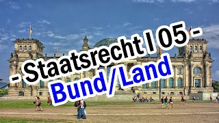 Staatsrecht I 05  Das Verhältnis zwischen Bund und Ländern  Art30 GG [upl. by Auhsoj]