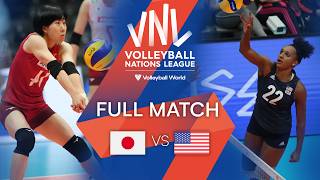 🇯🇵 JPN vs 🇺🇸 USA  Full Match  Women’s VNL 2019 [upl. by Ysteb]