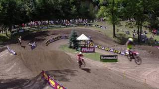 Spring Creek 450 Moto 1 Peick amp Tickle crash [upl. by Cesaria]