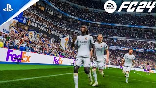 FC 24  Real Madrid vs Man City  Champions League SemiFinal 2324  4K [upl. by Ardnosal100]